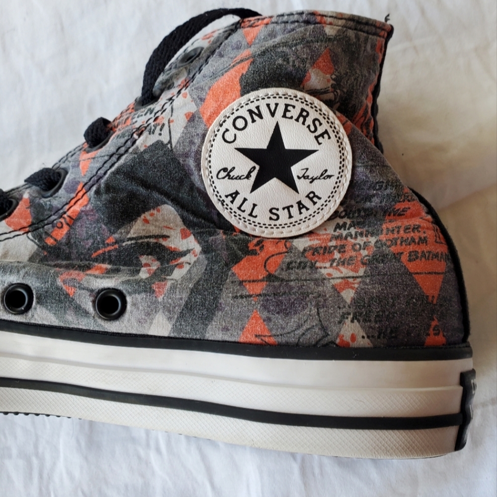 Converse All Star X DC Comics Harley Quinn Unisex Sneakers Size Mens 9/Womens 11 - Picture 6 of 9